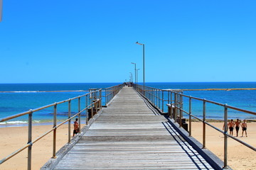 Fototapeta na wymiar Pier in Port Noarlunga, South Australia