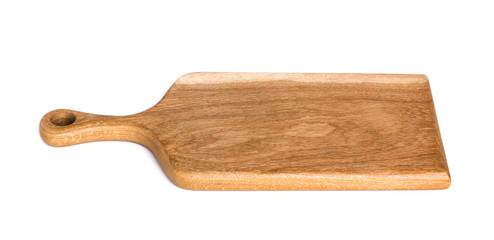 Cutting board isolated on white background