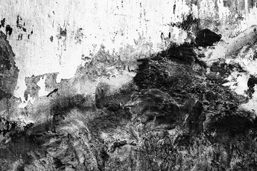 Texture of a concrete wall with cracks and scratches which can be used as a background