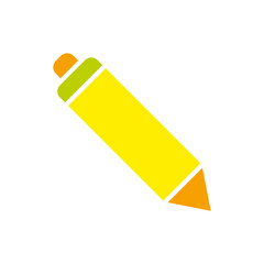 Pencil, pen icon vector design templates