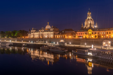 Obraz na płótnie Canvas View from Dresden City at Germany