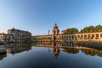 Fototapeta na wymiar Dresden zwinger palace at Dresden, Germany