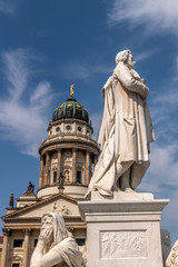 Obraz premium Buildings at the Gendarmen Platz, Berlin, Germany