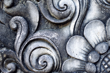 Balinese gray stone carving