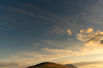 Sunrise over a tree in the Yorkshire Dales