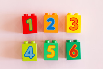 the concept of early childhood development by the Montessori method. children's toys made of wood. The Montessori Material. School and kindergarten. Benner. numbers. designer. educational toys