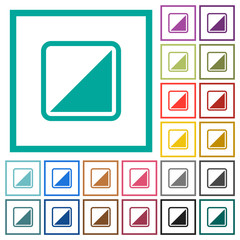 Invert object flat color icons with quadrant frames