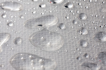 Fototapeta premium Water drops closeup.