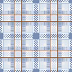 Seamless pattern with plaid texture. Tartan. Scottish, English fabric. Vector illustration for web design or print.