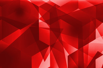 Red Modern Polygon Background. Graphic Minimal Design. Red Polygonal Pattern	