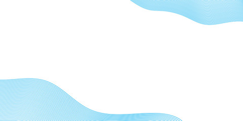 Line curve wave blue white abstract background for presentation design. Vector illustration with modern corporate and business concept