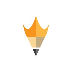 Pencil  icon Vector Illustration design Logo