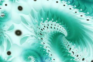 Fantasy colorful chaotic fractal texture 3d