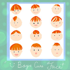 boys cute face