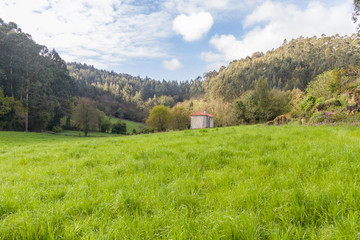 Rural church in the mountains