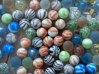 Glasses multi color and multi pattern marble