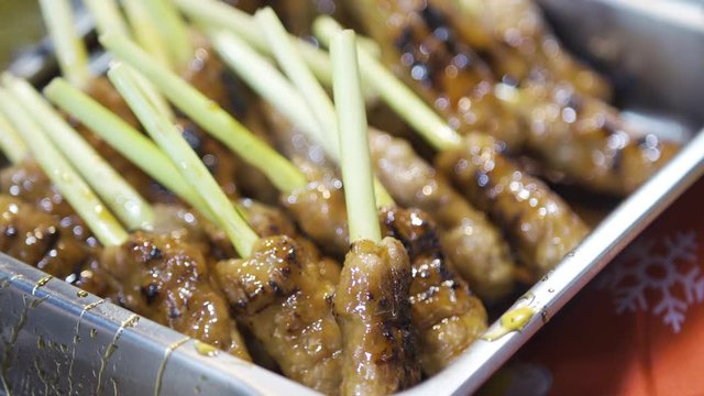 ayam percik in night market