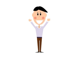 facet, mężczyzna, chłopak, sukces