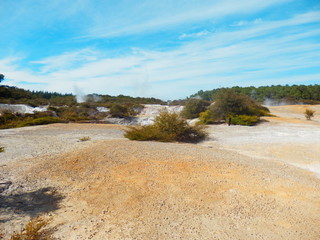 Parc géologique Nouvelle-Zélande Roturoa