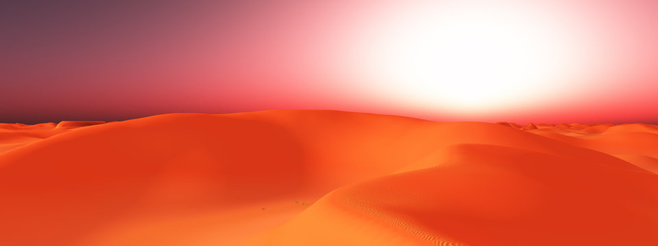 Sandwüste mit Hügeln