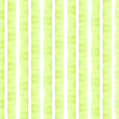 Ligne de bande watecolor vert vif en motif transparent sur fond blanc.