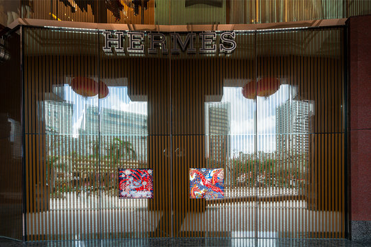Hermes store in Singapore