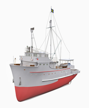 Thunfischfang Schiff, Freisteller