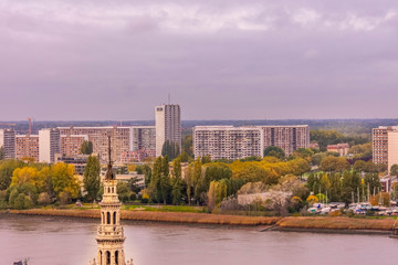 Antwerp city, Belgium from above