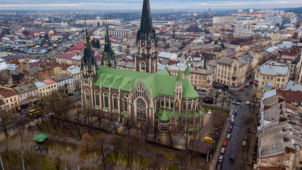 Obraz premium Church of Sts. Olha and Elizabeth, Lviv