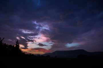Sonnenuntergangsstimmung