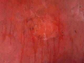 The surface of the steel table