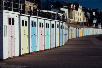 Lyme Regis Beach huts