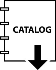 catalog icon, vector illustration