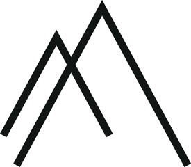 sun and mountain logo