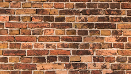 Obraz premium Old red Brick wall. Background texture.