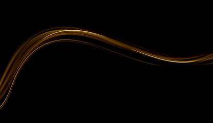 Abstract, colored light patterns and patterns in the form of simple elements on a black background