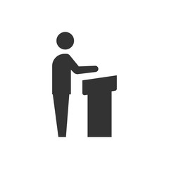 Business presentation icon