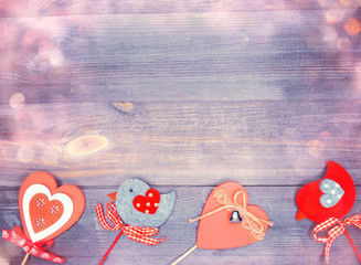 hearts decor for love valentine's day gift