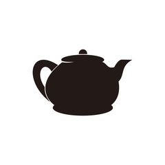 Teapot vector icon illustration sign