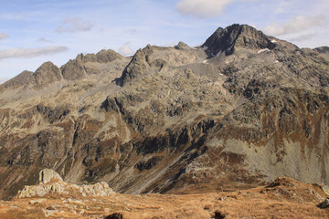 Schwarzhörner über dem Splügenpass