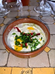 Bol de potage mise en bouche 