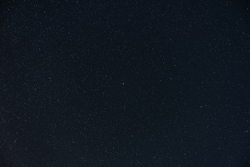 Starry sky at night. Polar star (Polaris) is in the middle of the frame - Powered by Adobe