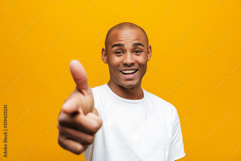 Canvas Prints portrait of an attractive confident casual young man