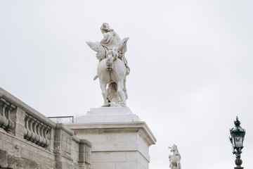 view of paris from the seine
