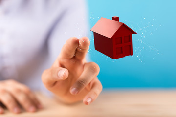using futuristic interface of smart home automation iot