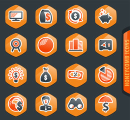Business icons set