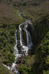 Fototapeta na wymiar Waterfall Waipunga New Zealand. Forest