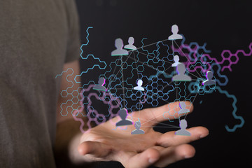 human social network and leadership as concept