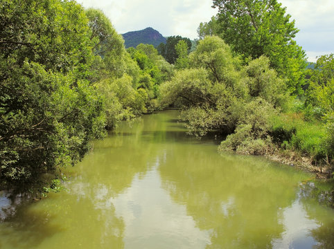 Photo taken on the banks of the River Ibar Zvecan in the Kosovo.I