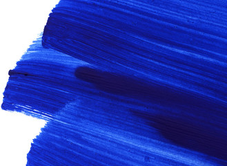Blue and white hand drawn paint background